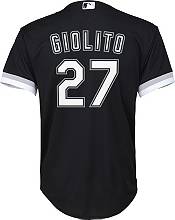 Nike Youth Replica Chicago White Sox Lucas Giolito #27 Cool Base Black Jersey product image