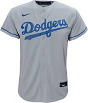 Nike Youth Replica Los Angeles Dodgers Mookie Betts #50 Cool Base Gray Jersey product image