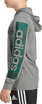 adidas Boys' Color Block Long Sleeve Hoodie product image