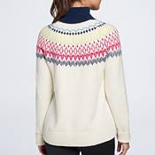 Alpine Design Women's Dawn Calm Fair Isle Mock Neck Sweater product image