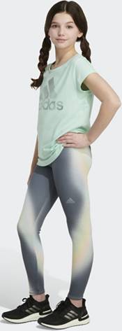 adidas Girls' AEROREADY Rainbow Wrap Tights product image