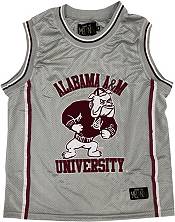 Tones of Melanin Men's Alabama A&M Bulldogs Grey Basketball Jersey product image