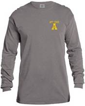 Image One Men's Appalachian State Mountaineers Grey Vintage Poster Long Sleeve T-Shirt product image