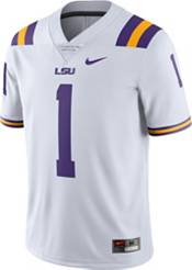 Nike Men's LSU Tigers #1 Dri-Fit Limited Home Football White Jersey product image