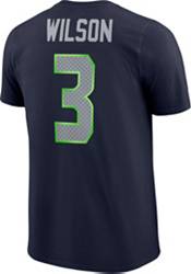 Nike Men's Seattle Seahawks Russell Wilson #3 Pride Logo Navy T-Shirt product image