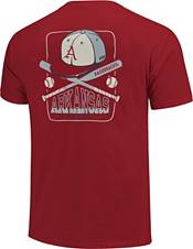 Image One Men's Arkansas Razorbacks Cardinal Baseball Cap T-Shirt product image