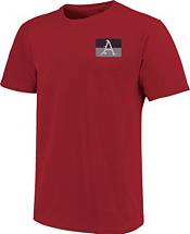 Image One Men's Arkansas Razorbacks Cardinal Baseball Ticket T-Shirt product image