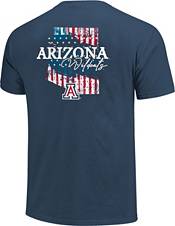 Image One Men's Arizona Wildcats Navy Stars N Stripes T-Shirt product image
