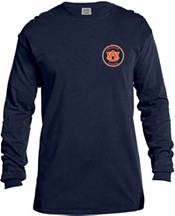 Image One Men's Auburn Tigers Blue Rounds Long Sleeve T-Shirt product image