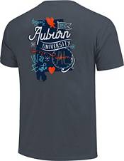 Image One Women's Auburn Tigers Blue Doodles T-Shirt product image