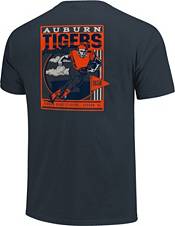 Image One Men's Auburn Tigers Denim Retro Poster T-Shirt product image