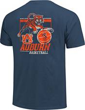 Image One Men's Auburn Tigers Blue Retro Basketball  T-Shirt product image