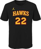Jordan Youth Atlanta Hawks Cam Reddish #22 Statement Black T-Shirt product image