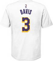 Nike Youth Los Angeles Lakers Anthony Davis #3 Cotton White T-Shirt product image