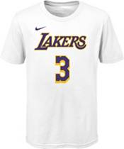 Nike Youth Los Angeles Lakers Anthony Davis #3 Cotton White T-Shirt product image