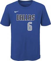 Nike Youth Dallas Mavericks Kristaps Porzingis #6 Blue Cotton T-Shirt product image
