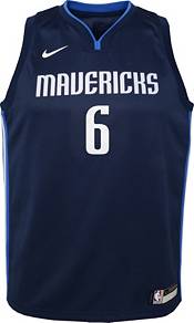 Nike Youth Dallas Mavericks Kristaps Porzingis #6 Navy Dri-FIT Statement Swingman Jersey product image