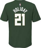 Nike Youth Milwaukee Bucks Jrue Holiday #21 Green Cotton T-Shirt product image