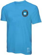 Mitchell & Ness Charlotte FC Double Hit Aqua T-Shirt product image