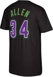 Mitchell & Ness Men's Milwaukee Bucks Ray Allen #34 Black T-Shirt product image