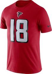 Nike Men's Atlanta Falcons Calvin Ridley #18 Logo Red T-Shirt product image