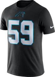 Nike Men's Carolina Panthers Luke Kuechly #59 Logo Black T-Shirt product image