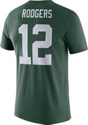 Nike Men's Green Bay Packers Aaron Rodgers #12 Logo Green T-Shirt product image