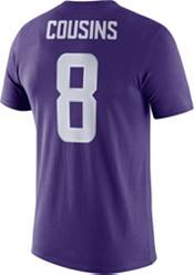 Nike Men's Minnesota Vikings Kirk Cousins #8 Logo Purple T-Shirt product image