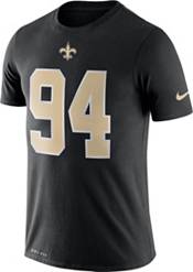 Nike Men's New Orleans Saints Cameron Jordan #94 Logo Black T-Shirt product image