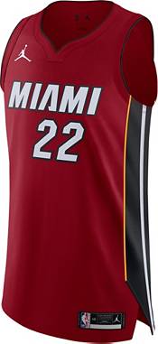 Jordan Men's Miami Heat Jimmy Butler Red Statement Swingman Jersey product image