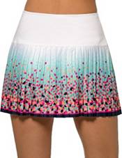 Lucky In Love Women's Leopard Ombre Pleated Skirt product image