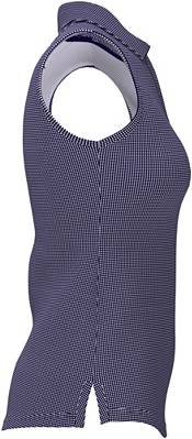 Callaway Women's Printed Gingham Sleeveless Golf Polo Shirt product image