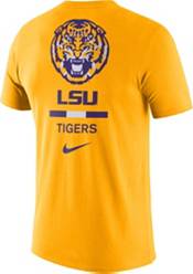 Nike Men's LSU Tigers Gold Dri-FIT Cotton DNA T-Shirt product image