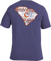 Image One Men's Clemson Tigers Regalia Baseball Laces T-Shirt product image