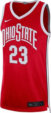 Nike Men's Lebron James Ohio State Buckeyes #23 Scarlet Replica Basketball Jersey product image