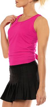 Lucky In Love Women's Tie Back Tennis Tank Top product image