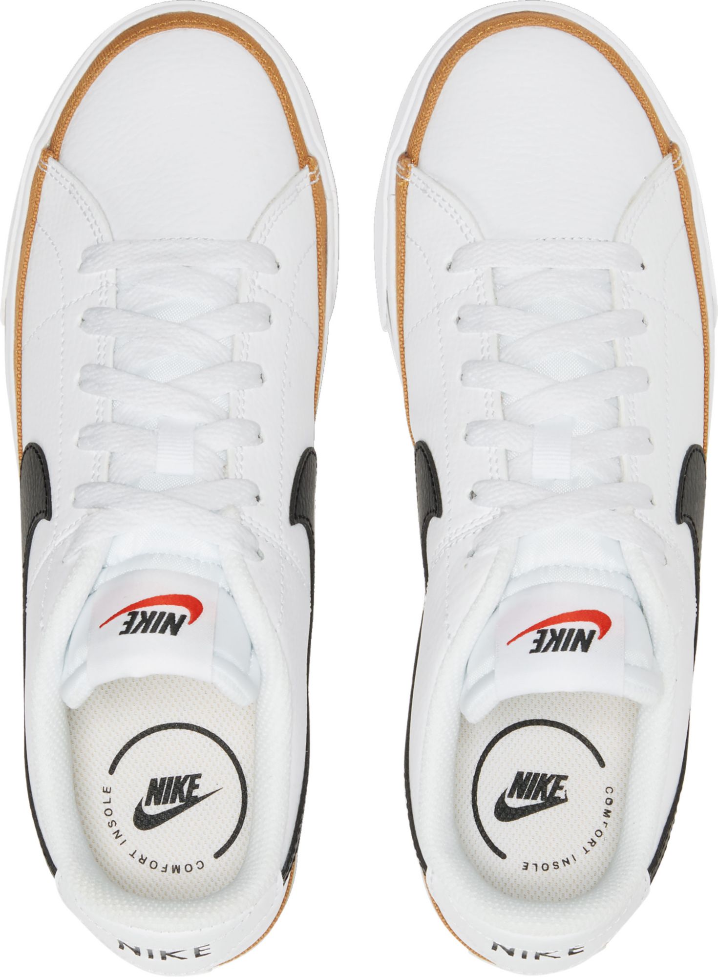 nike court legacy women's sneakers white black desert