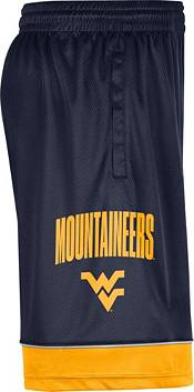 Nike Men's West Virginia Mountaineers Blue Dri-FIT Basketball Shorts product image