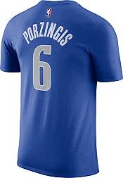 Nike Men's Dallas Mavericks Kristaps Porzingis #6 Blue T-Shirt product image