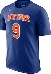 Nike Men's New York Knicks RJ Barrett #9 Blue Cotton T-Shirt product image