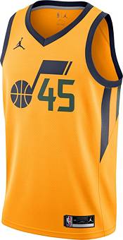 Jordan Men's Utah Jazz Donovan Mitchell #45 Gold 2020-21 Dri-FIT Statement Swingman Jersey product image