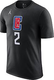 Jordan Men's Los Angeles Clippers Kawhi Leonard #2 Statement Black T-Shirt product image