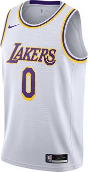 Nike Men's Los Angeles Lakers Russell Westbrook #0 White Dri-FIT Swingman Jersey product image