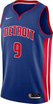 Nike Men's Detroit Pistons Jerami Grant #9 Blue Dri-FIT Icon Edition Jersey product image