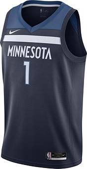 Nike Men's Minnesota Timberwolves Anthony Edwards #1 Navy Dri-FIT Swingman Jersey product image