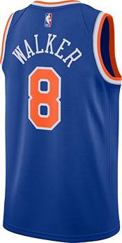 Nike Men's New York Knicks Kemba Walker #8 Blue Dri-FIT Swingman Jersey product image