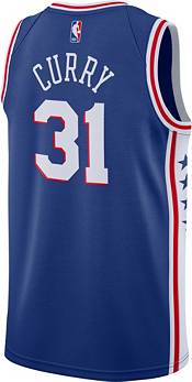 Nike Men's Philadelphia 76ers Seth Curry #31 Blue Dri-FIT Icon Edition Jersey product image