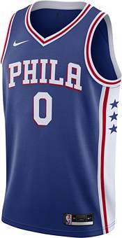 Nike Men's Philadelphia 76ers Tyrese Maxey #0 Blue T-Shirt product image