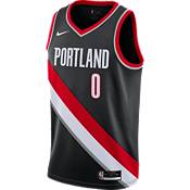Nike Men's Portland Trail Blazers Damian Lillard #0 Black Icon Jersey product image