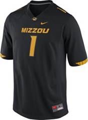 Nike Men's Missouri Tigers #1 Black Dri-FIT Game Football Jersey product image